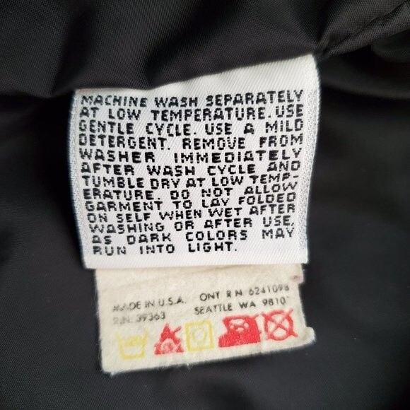 Vintage 80's Roffe Gray & Black Down Puffer Vest - Picture 9 of 10